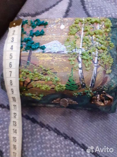 Шкатулка змеевик