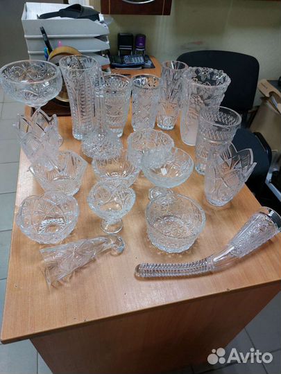 Хрусталь СССР в ассортименте