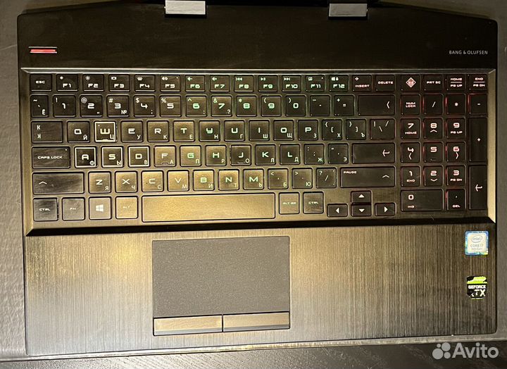 HP Omen 15-dh0021ur i7 9750H / озу 16gb / RTX 2060