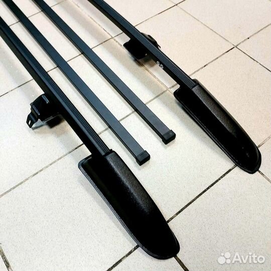 Рейлинги Нива Шевроле, Трэвел с багажником чёрные