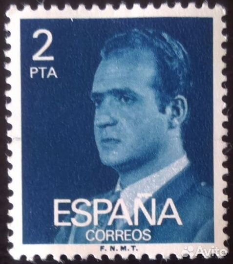 Набор испанских марок (стандарты), хх в, 5 шт