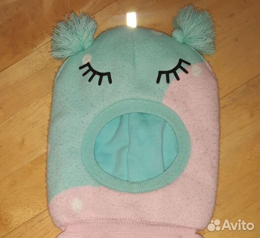 Шапка-шлем зимняя для девочки-дракона