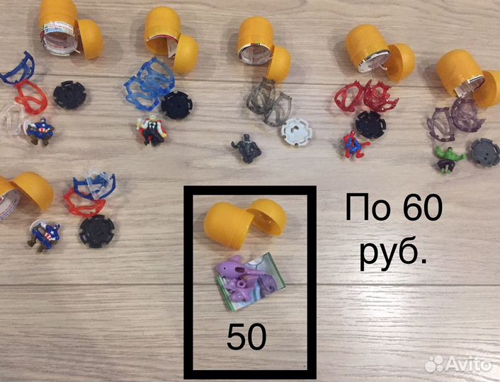 Игрушки из киндер kinder