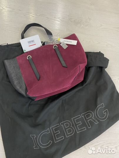 Новая кожаная сумка Iceberg