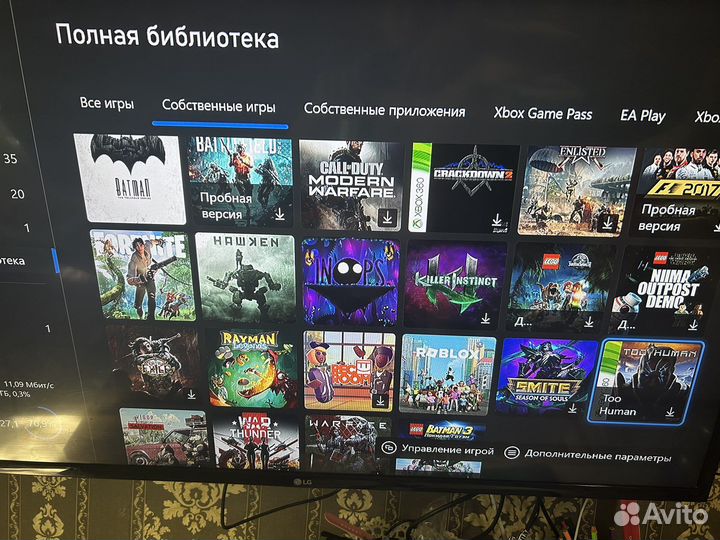 Xbox One s 1tb 2 геймпада с играми
