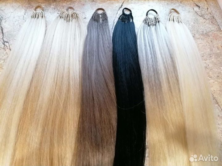 Афрохвосты на резинке