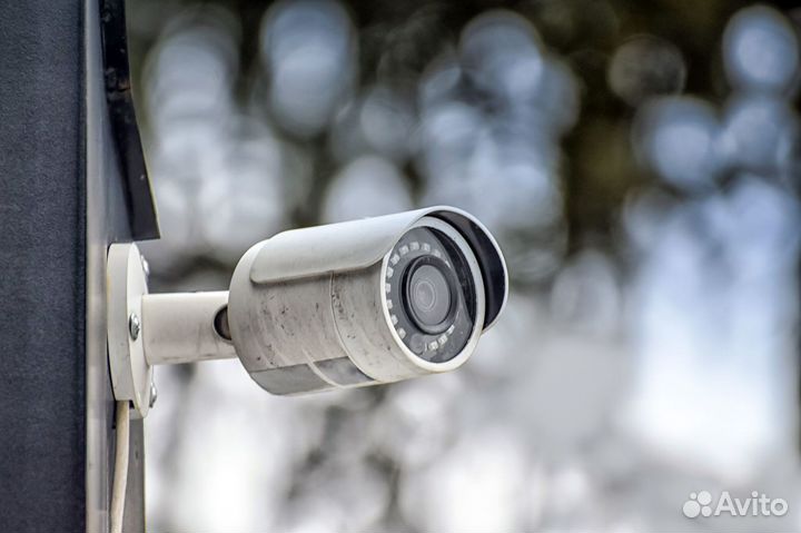Камера видеонаблюдения уличная комплект