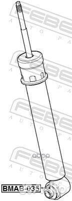 Сайлентблок заднего амортизатора bmab035 Febest