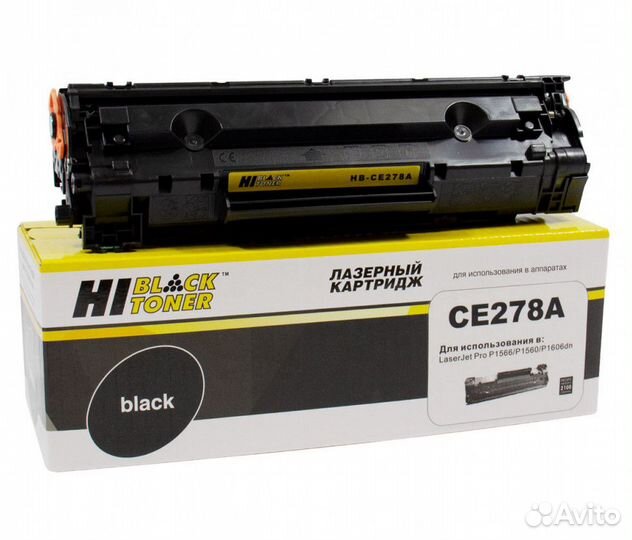 Картридж Hi-Black HB-CE278A для HP LJ Pro P1566/P1