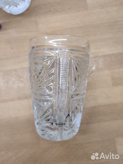 Набор хрустальных стаканов бокалов