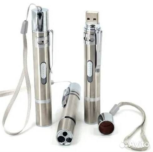 Фонарик ультрафиолетовый с лазерной указкой 3 в1