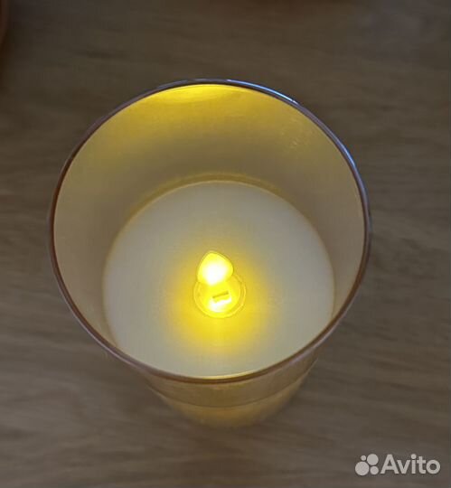 Свеча светодиодная с эффектом пламени