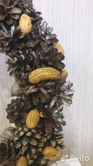 Рождественский венок (ручная работа)