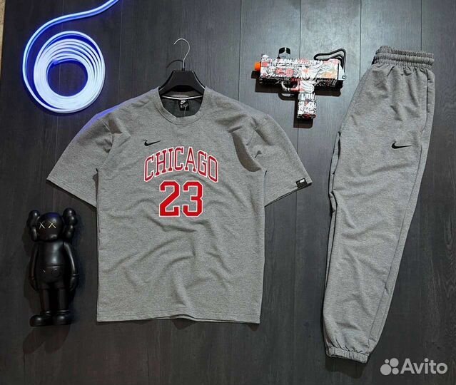 Спортивный костюм мужской летний Chicago Bulls