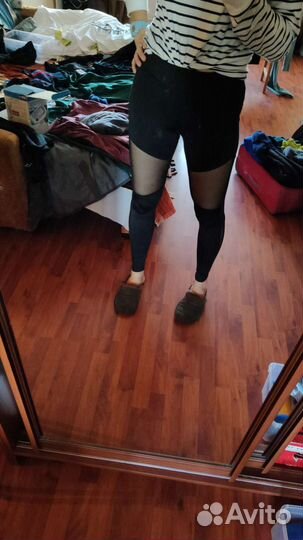 Лосины тайтсы женские, S