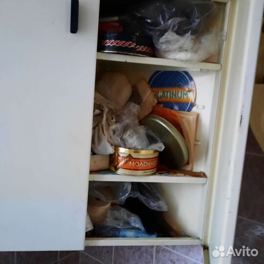 Угловой навесной шкаф сталь разборный СССР