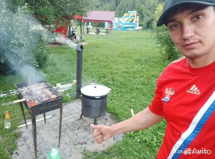 Казан Чугунный с Печью Новый