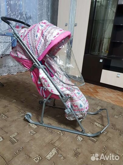 Санки коляска ника