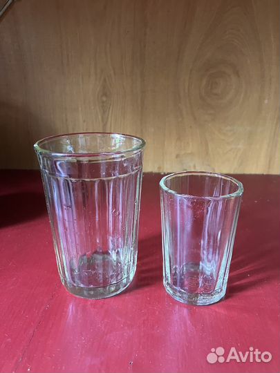 Стаканы и стопеи граненые СССР