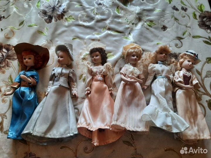Куклы фарфоровые 6 штук