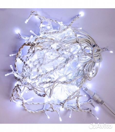 Гирлянда уличная Бахрома, 5 на 0,5м. Теплый Белый