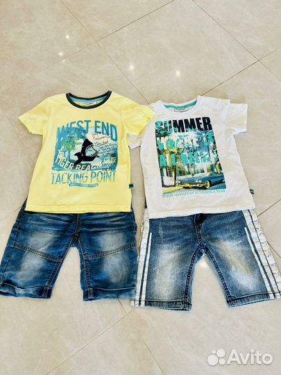 Комплект шорты и футболка для мальчика 104-110