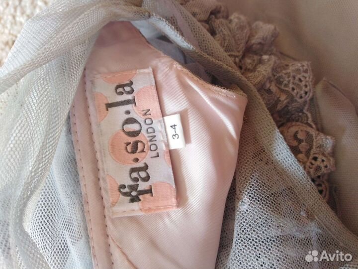 Платье Fa so la 3-4 года