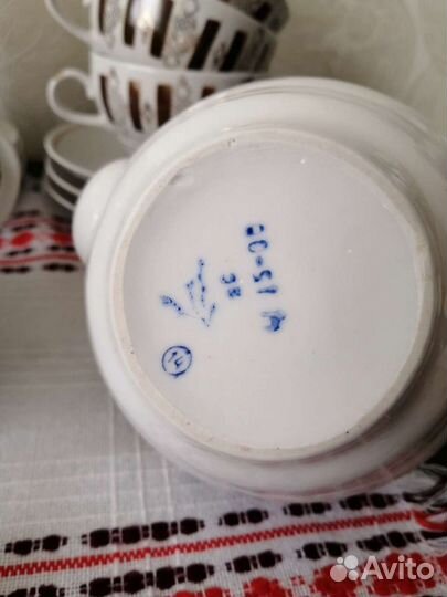 Чайный сервиз Городницкий фарфоровый завод СССР