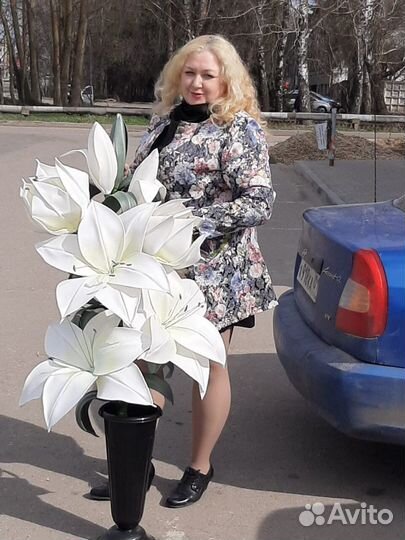 Ростовые цветы Лилии из изолона
