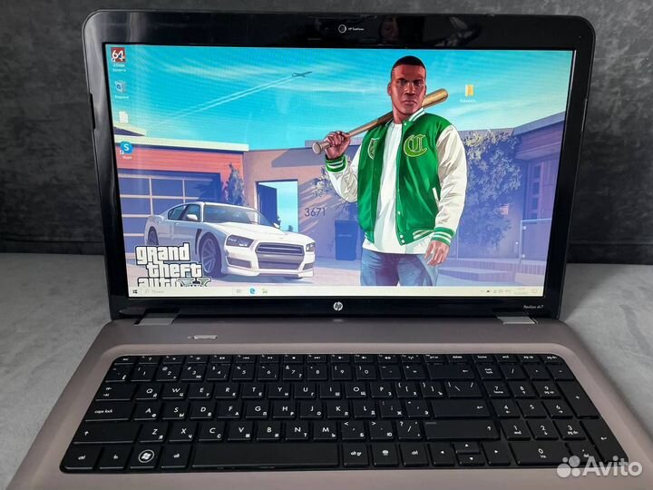 Быстрый ноутбук HP i5 / 4 ядра / 2 видеокарты