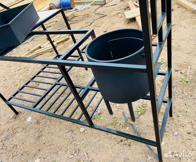 Мангал с крышей комплект