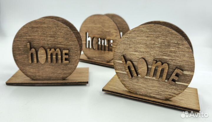 Салфетница деревянная