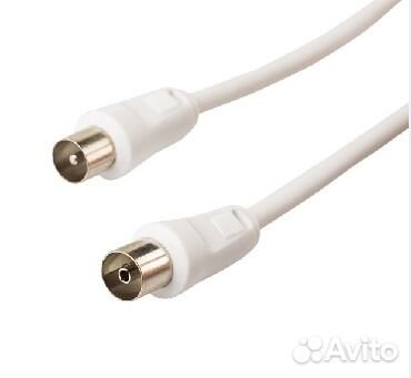 Кабель антенный для тв длина 2м