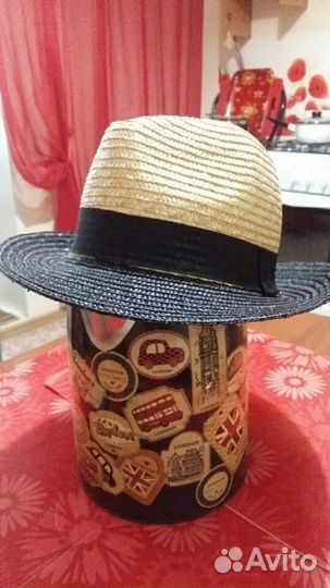 Шляпа соломенная