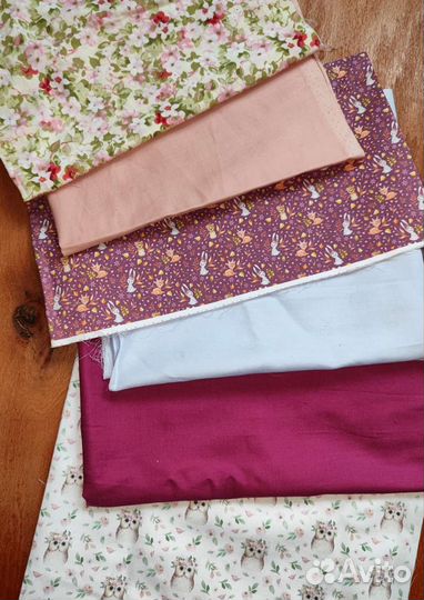 Набор тканей для шитья кукол мишек Тедди Пэчворка