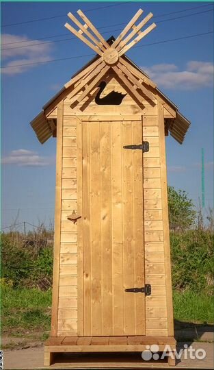 Дачный туалет деревянный BAG338