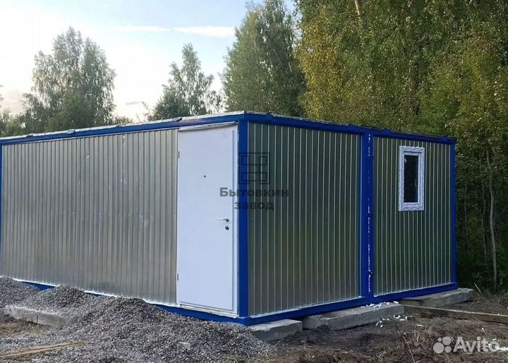 Блок контейнер 6*2,4м для строителей