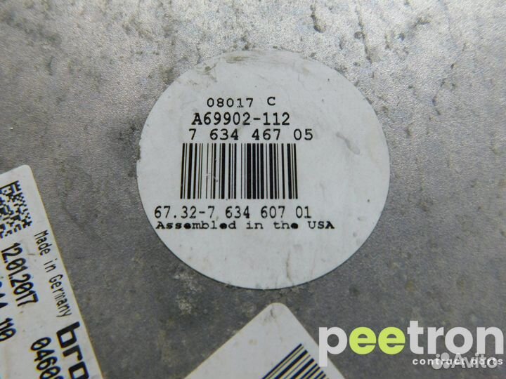 Б/У Б/У Вентилятор Радиатора BMW арт. 763446705