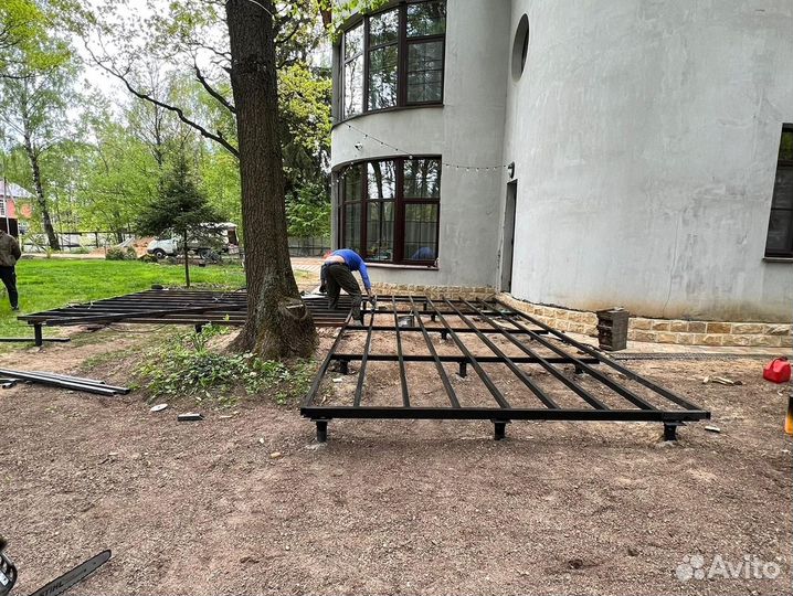 Закручивание винтовых свай