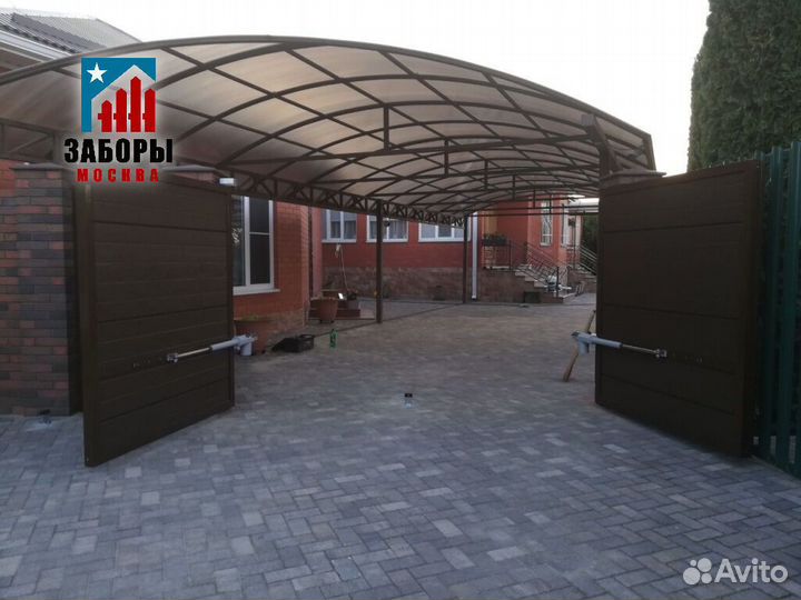 Распашные ворота от изготовителя