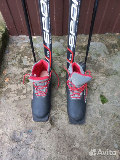 Лыжи беговые с ботинками