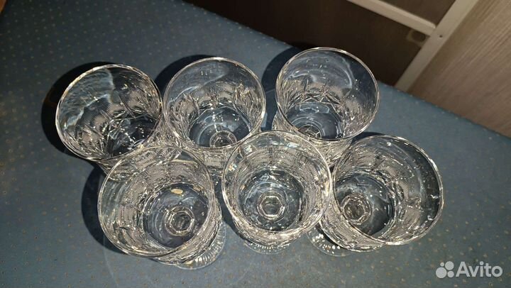 Хрустальные бокалы/фужеры гдр новые