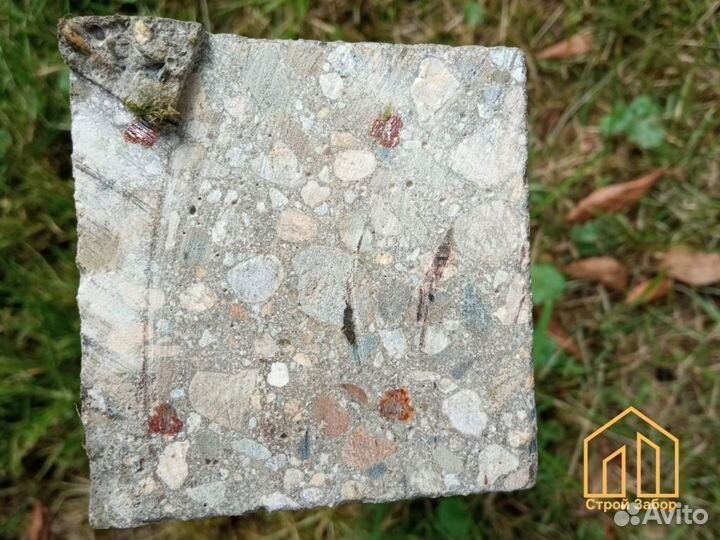 Столб евроштакетника