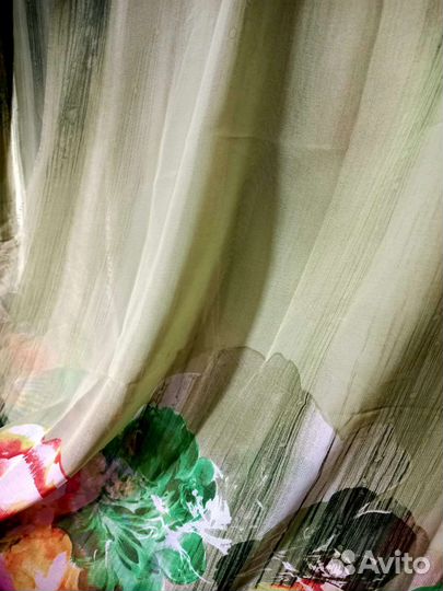 Ткань атлас/шифон эффект 3D