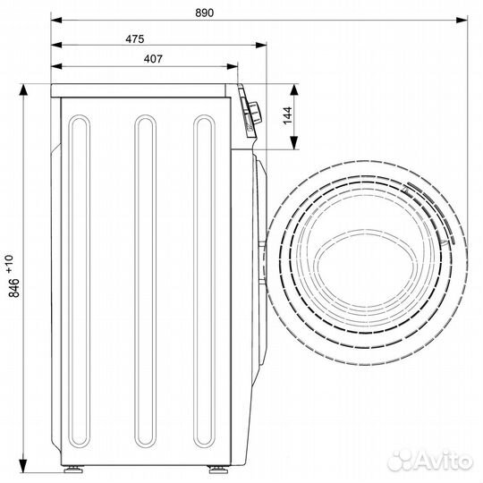 Стиральная машина atlant