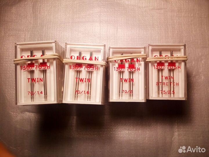 Иглы, Organ Twin, для быт. швейных машин