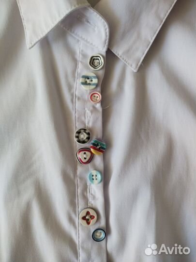 Блузка белая