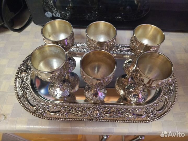 Мельхиоровые рюмки СССР