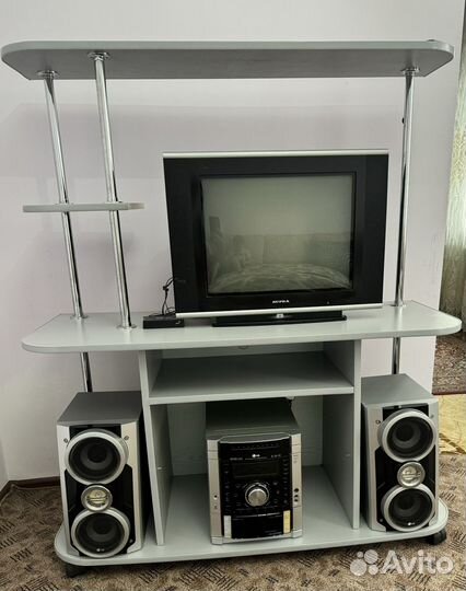 Муз.ценрт Lg с караоке,телевизор, подставка