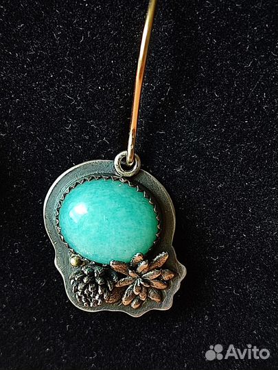 Серьги, кольца с натуральными камнями, авторские